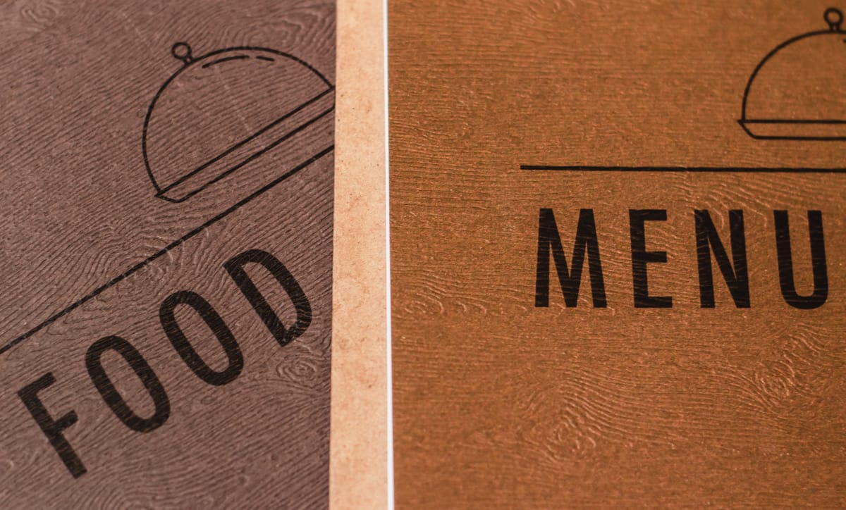Menu Undone You don't need a menu