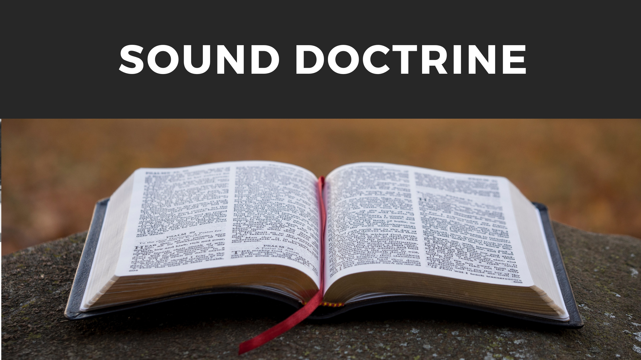 Sound doctrine