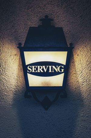 Serving...it's reasonable!