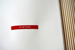 Making mistakes