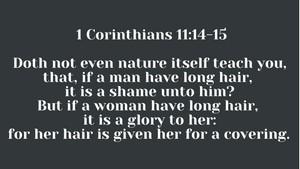 Is Long Hair on Men Biblical?
