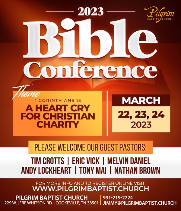 7 Weeks till 2023 Bible Conference